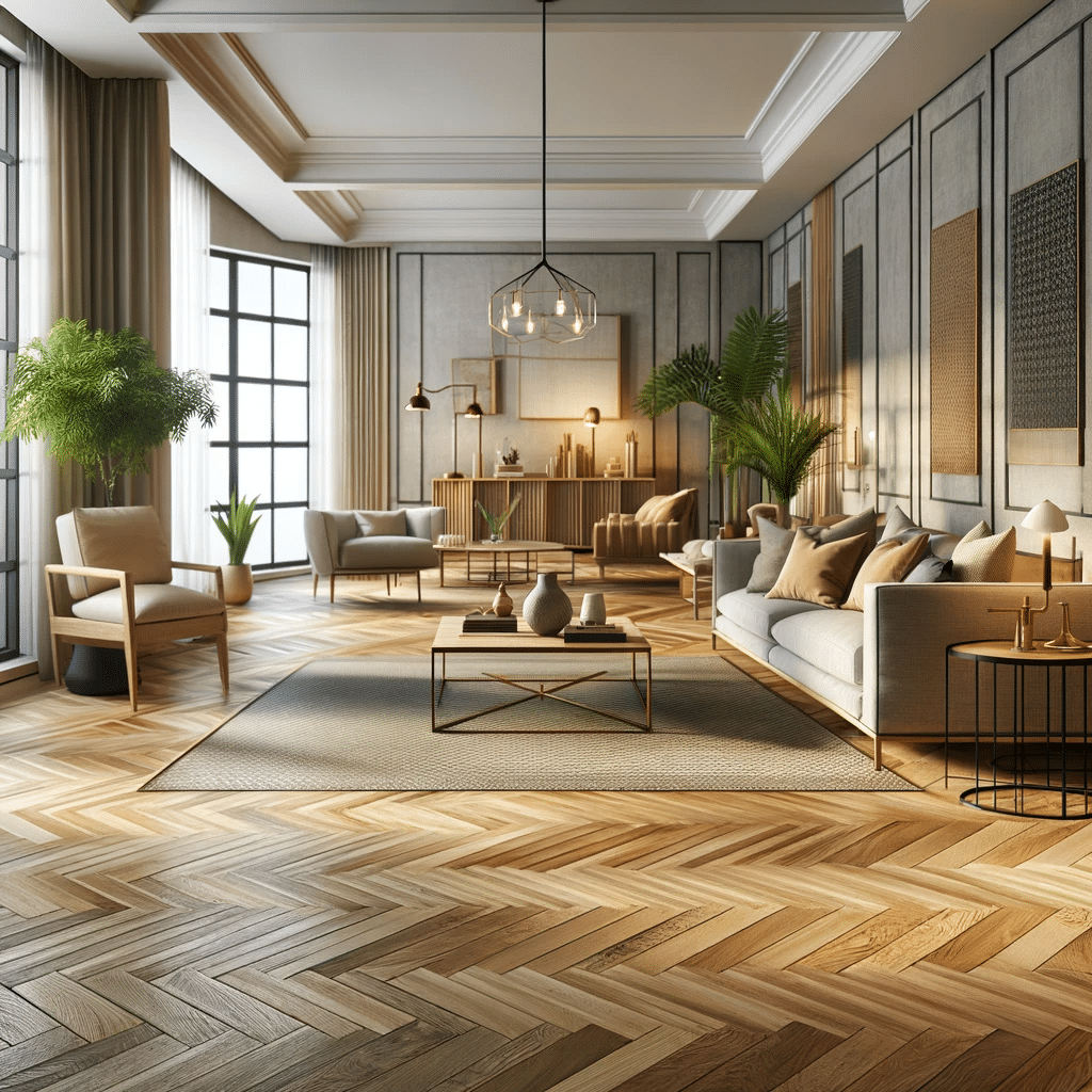 Diseño interior elegante con variedad de piso de madera | Ambience Floors
