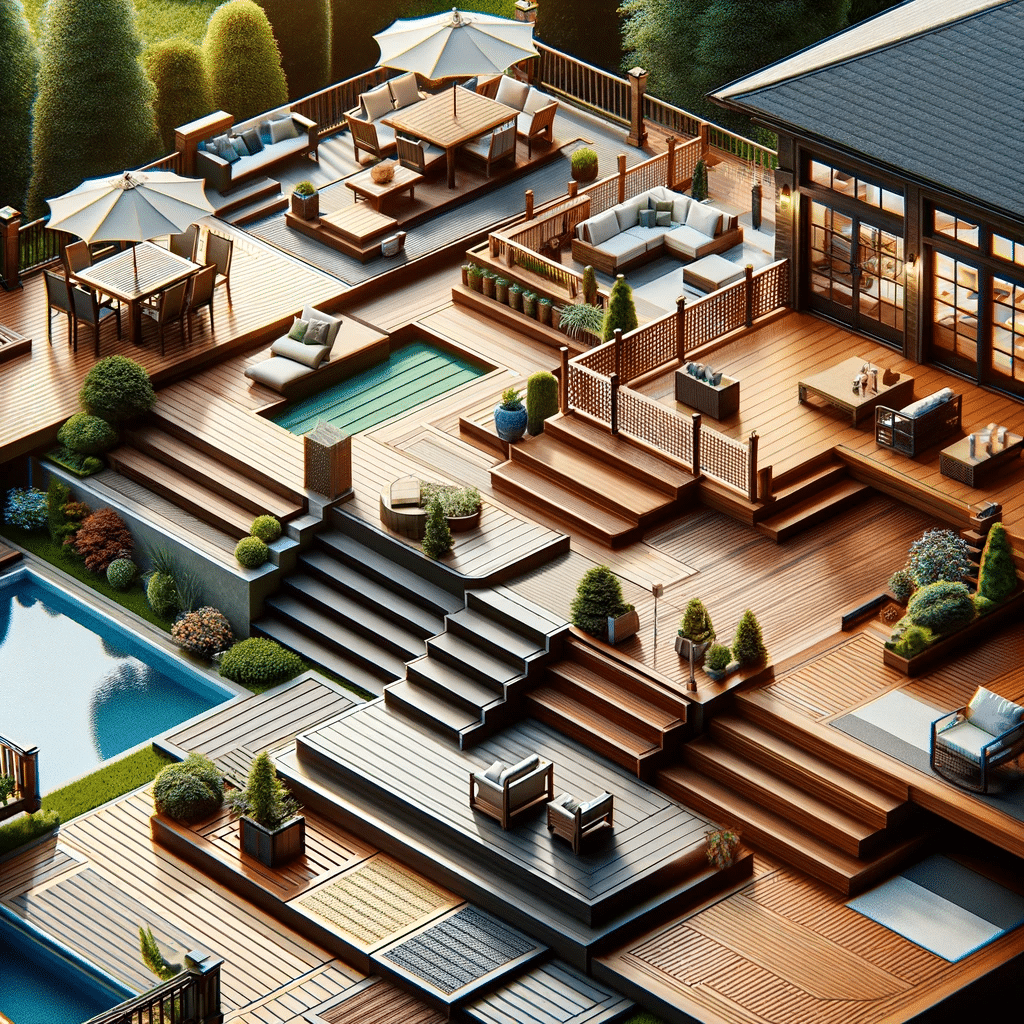 Variedad de diseños y estilos de decks exteriores | Ambience Floors