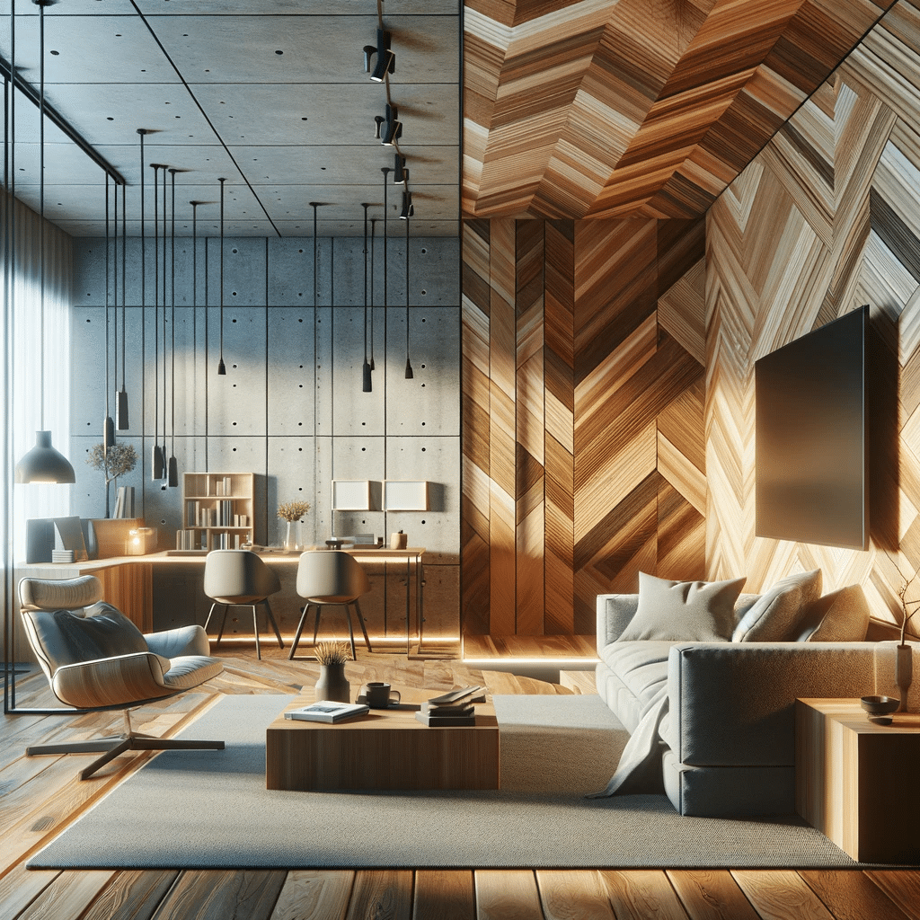 Uso de madera de Tzalam en diseño de interiores moderno | Ambience Floors