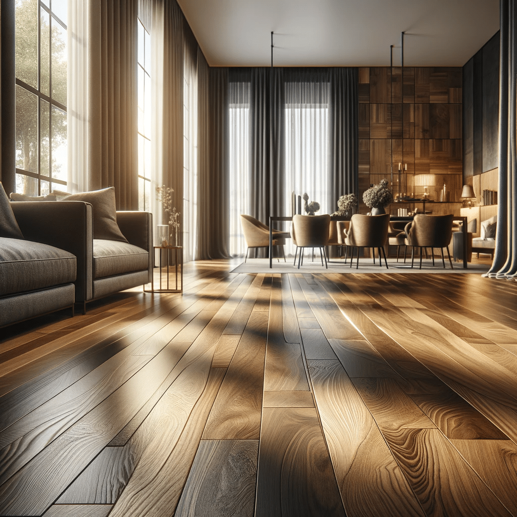 Sala elegante con pisos de madera de alta calidad | Ambience Floors