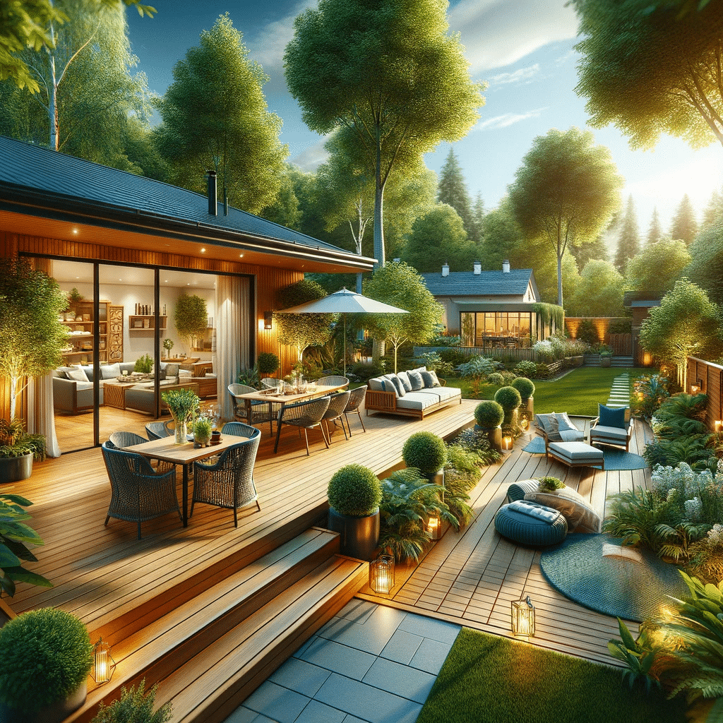 Deck espacioso para relajación y entretenimiento al aire libre | Ambience Floors