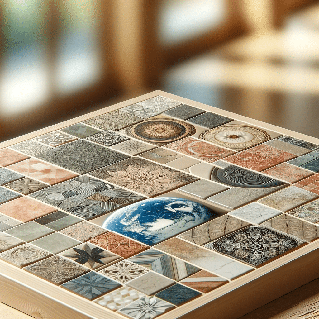 Variedad de porcelanatos importados en primer plano | Ambience Floors