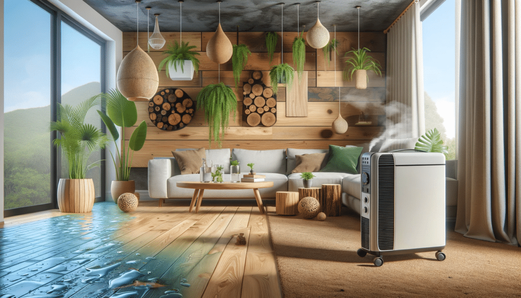 Espacio interior con suelos de madera, deshumidificadores y ventilación adecuada en clima húmedo. Contenido de melamina para calefacción. | Ambience Floors