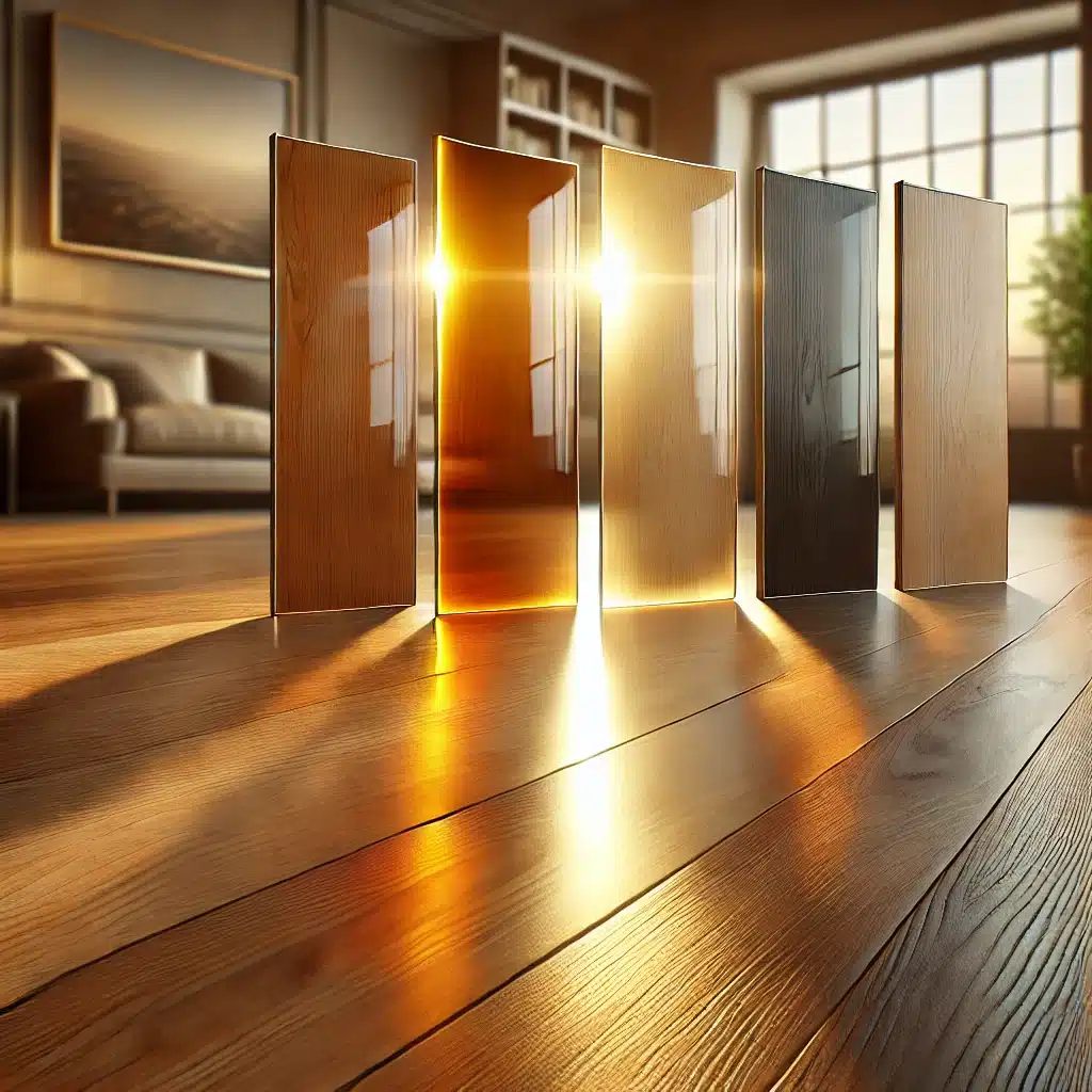 Variedad de acabados en pisos de madera en sala acogedora de hogares. | Ambience Floors
