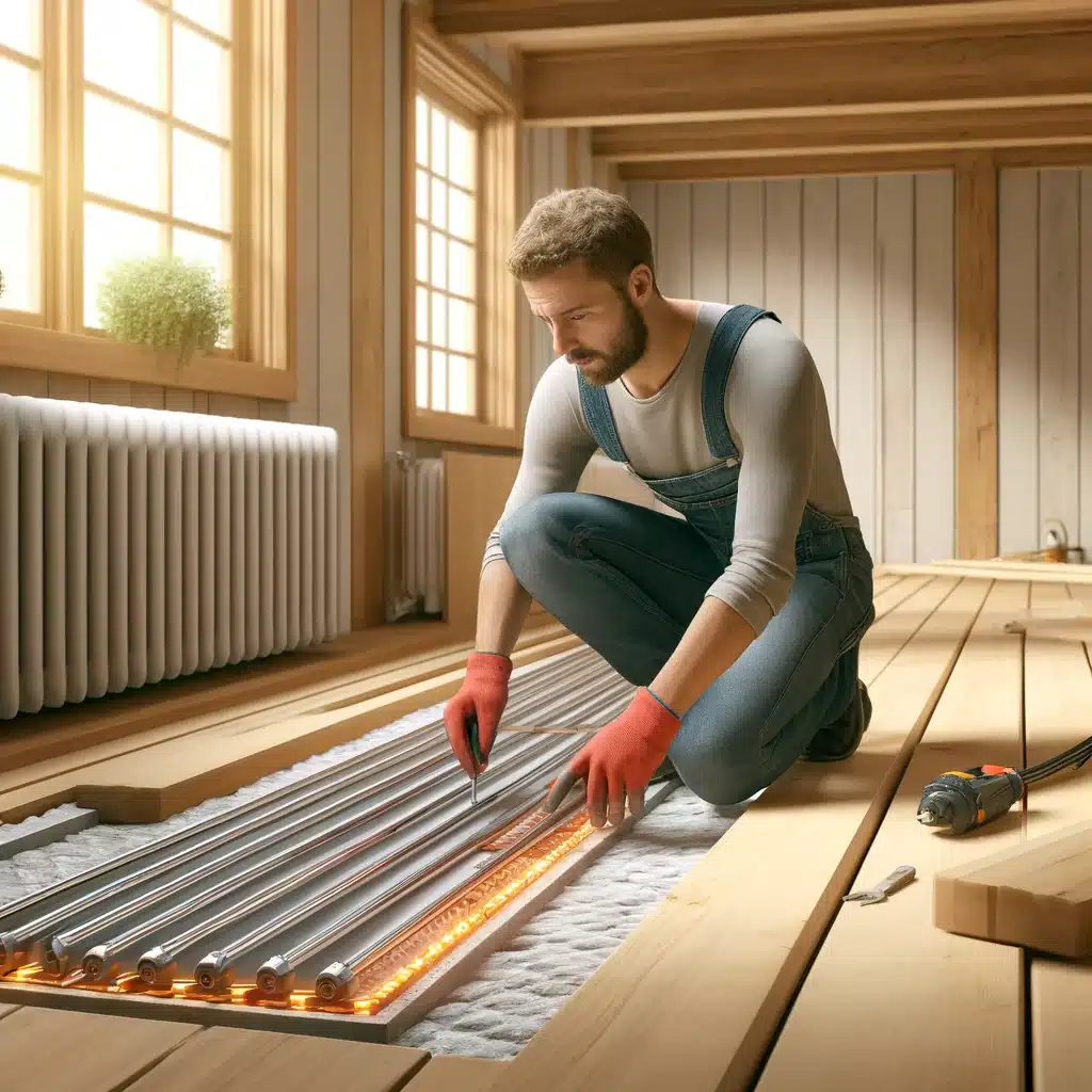 Instalación de piso radiante en madera | Ambience Floors